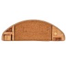 Tapis d'escalier autoadhésifs 5 pcs 65x21x4 cm Beige 