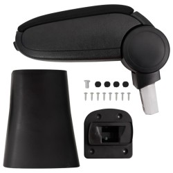 Accoudoir de voiture noir 16x36x(41-57) cm ABS 