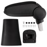 Accoudoir de voiture noir 16x36x(41-57) cm ABS 