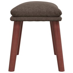 Repose-pied Taupe 45x29,5x35 cm Tissu 