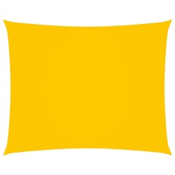 Voile de parasol tissu oxford rectangulaire 3x4 m jaune 