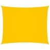 Voile de parasol tissu oxford rectangulaire 3x4 m jaune 