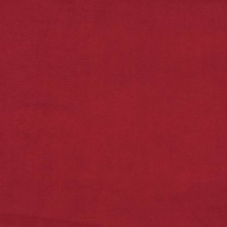 Repose-pied Rouge bordeaux 45x29,5x35 cm Velours 