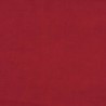 Repose-pied Rouge bordeaux 45x29,5x35 cm Velours 