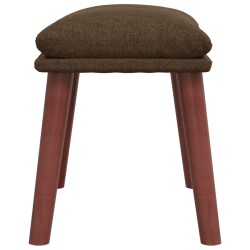 Repose-pied Marron 45x29,5x35 cm Tissu 