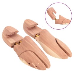 Tendeur de chaussures avec chausse-pied EU 44-45 bois de cèdre 