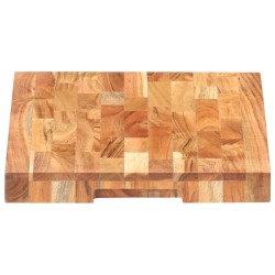 Planche à découper 40x30x4 cm Bois d'acacia massif 