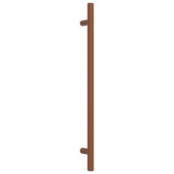 Poignées d'armoire 10 pcs bronze 224 mm acier inoxydable 
