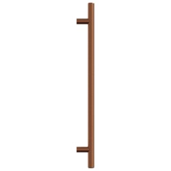 Poignées d'armoire 10 pcs bronze 224 mm acier inoxydable 
