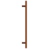 Poignées d'armoire 10 pcs bronze 224 mm acier inoxydable 