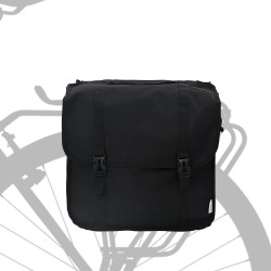 Sacoche de vélo double 48 L Noir 