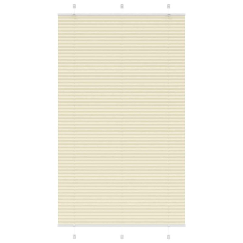 Store plissé crème 120x200cm largeur du tissu 119,4cm polyester 