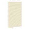 Store plissé crème 120x200cm largeur du tissu 119,4cm polyester 