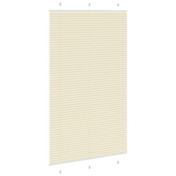 Store plissé crème 120x200cm largeur du tissu 119,4cm polyester 