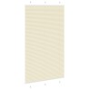 Store plissé crème 120x200cm largeur du tissu 119,4cm polyester 