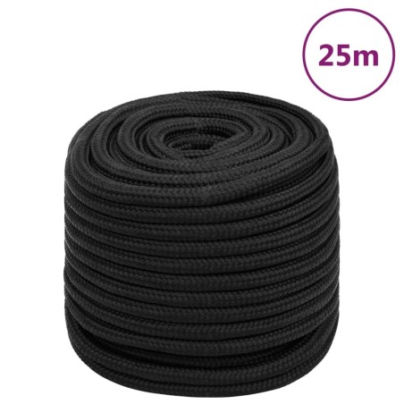 Corde de bateau Noir complet 18 mm 25 m Polypropylène 