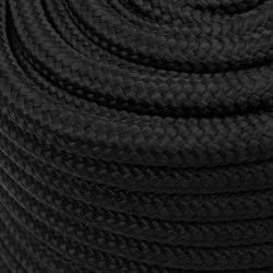 Corde de bateau Noir complet 18 mm 25 m Polypropylène 