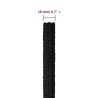 Corde de bateau Noir complet 18 mm 25 m Polypropylène 