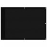 Écran de balcon noir 75x1000 cm 100% polyester oxford 