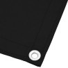 Écran de balcon noir 75x1000 cm 100% polyester oxford 