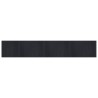 Tapis rectangulaire noir 70x400 cm bambou 
