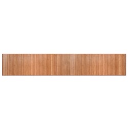 Tapis rectangulaire naturel 70x400 cm bambou 