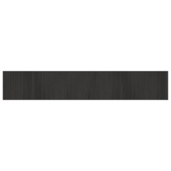 Tapis rectangulaire gris 70x400 cm bambou 