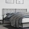 Tête de lit métal noir 180 cm 