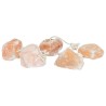 Pierres à lécher 100 pcs avec cordes pour le bétail 12,5 kg Rose 