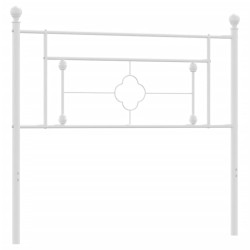 Tête de lit métal blanc 100 cm 