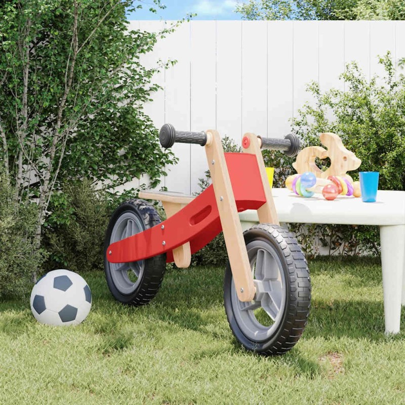 Vélo d'équilibre pour enfants rouge 