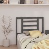 Tête de lit Gris 106x4x100 cm Bois massif de pin 