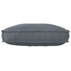 Coussin de Palette pour Dossier Anthracite 70x40x12 cm Tissu Oxford 