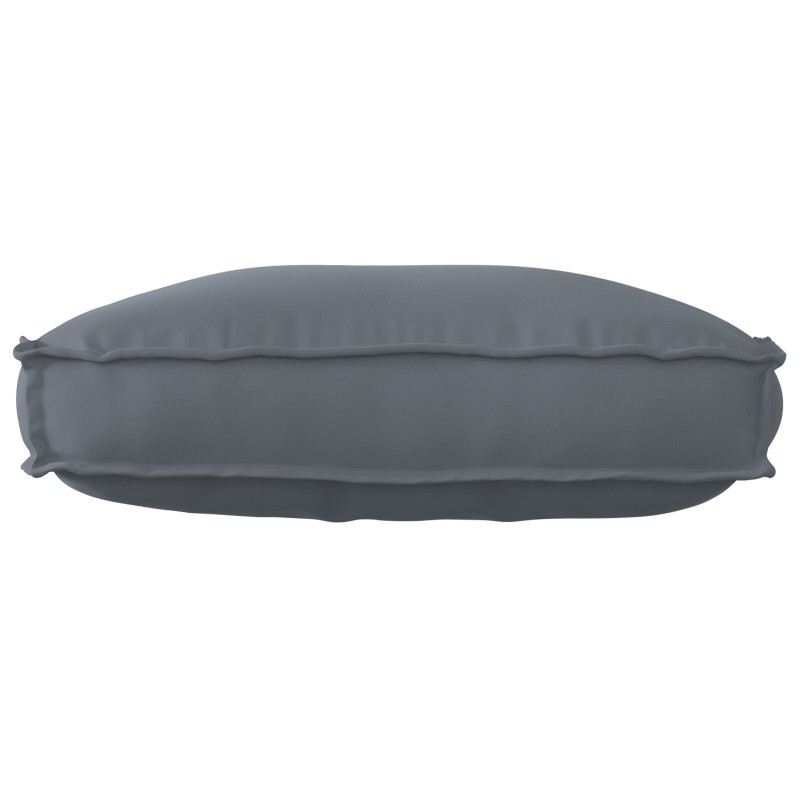 Coussin de Palette pour Dossier Anthracite 70x40x12 cm Tissu Oxford 