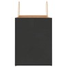 Sacs en papier 50 pcs avec poignées noir 32x22x28 cm 