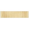 Tapis rectangulaire naturel clair 70x300 cm bambou 