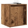 Table de chevet murale vieux bois 38x34x40 cm 