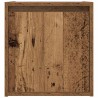 Table de chevet murale vieux bois 38x34x40 cm 