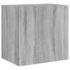 Meuble TV mural sonoma gris 40,5x30x40 cm bois d'ingénierie 