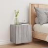 Meuble TV mural sonoma gris 40,5x30x40 cm bois d'ingénierie 