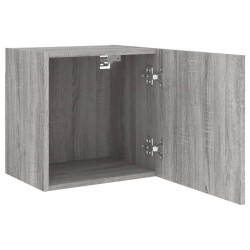 Meuble TV mural sonoma gris 40,5x30x40 cm bois d'ingénierie 