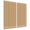 Tissu de remplacement pour auvent rayures multicolores 3x2,5 m 