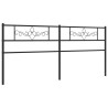 Tête de lit métal noir 180 cm 