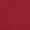 Repose-pied Rouge bordeaux 45x29,5x35 cm Velours 
