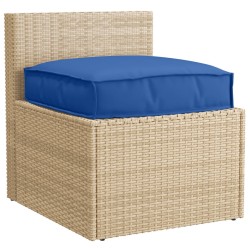 Coussin de palette pour siège Bleu royal 60x60x12 cm en tissu Oxford 