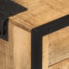 Table de chevet 43x30x51 cm Bois de manguier massif brut 