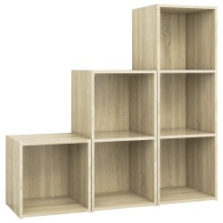 Ensemble de meubles TV 3 pcs Chêne sonoma Bois d'ingénierie 