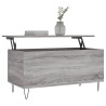 Table basse Sonoma gris 90x44,5x45 cm Bois d'ingénierie 