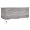 Table basse Sonoma gris 90x44,5x45 cm Bois d'ingénierie 