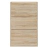 Armoire à chaussures Chêne sonoma 63x24x103cm Bois d'ingénierie 